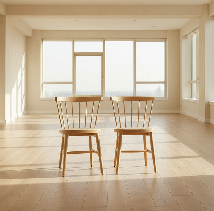 Arch Dining Chairs - Natural Denmark Home