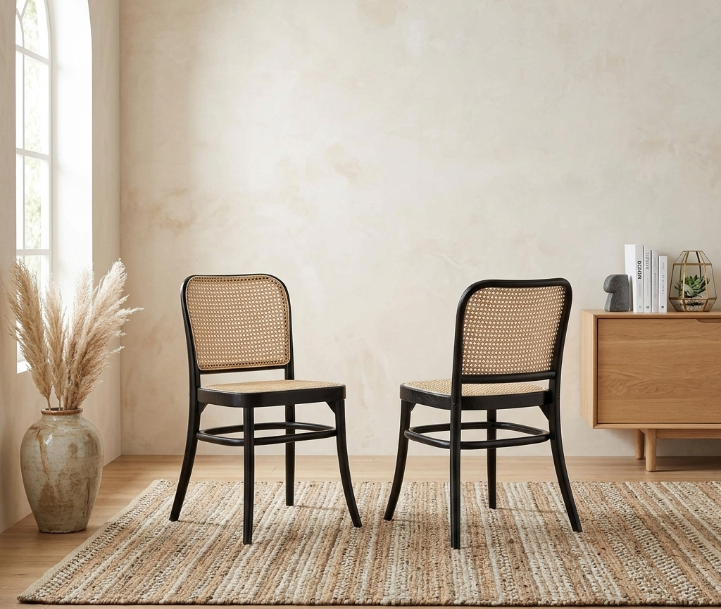 Seabourne Dining Chair Set - Black Denmark Home