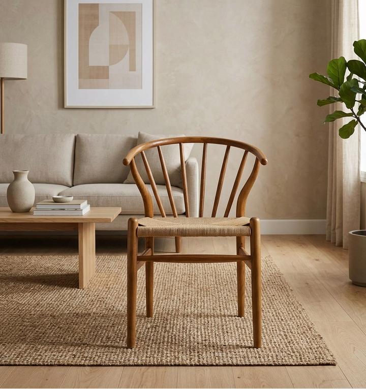 Fyr Rope Dining Chair - Walnut Denmark Home