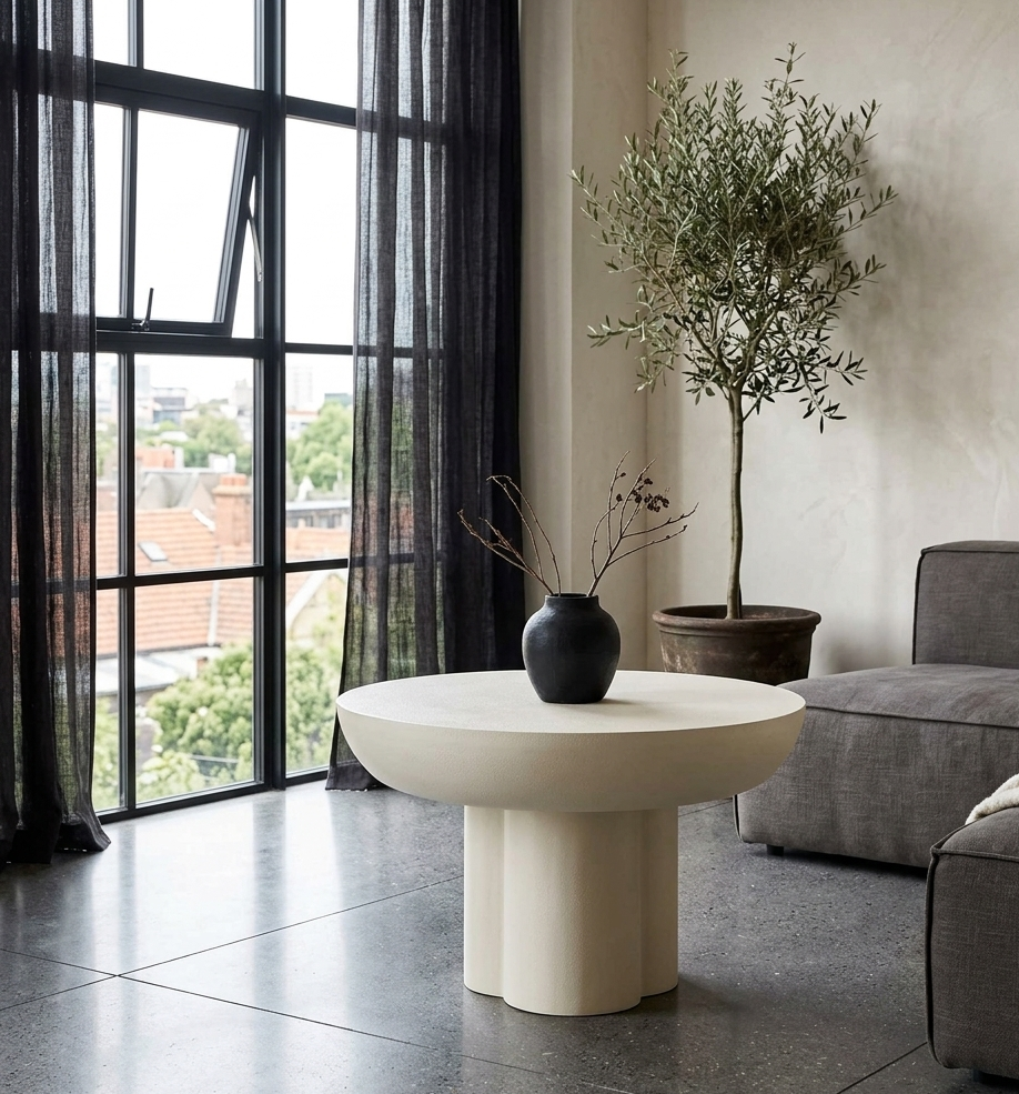 Verark Coffee Table – White
