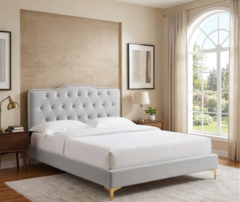 Elsen Full Platform Bed – Pink (Copy) Denmark Home