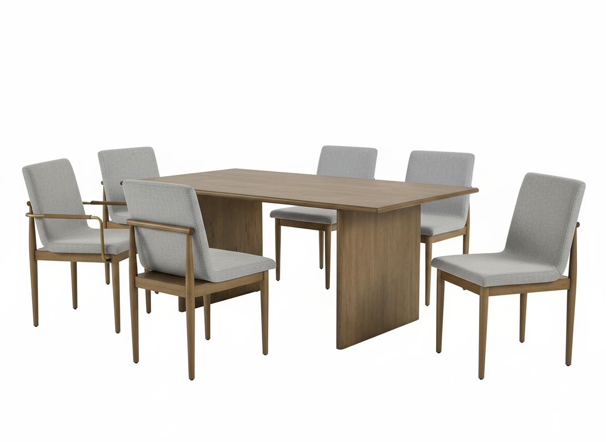 Ansel Dining Table – Natural Oak Finish