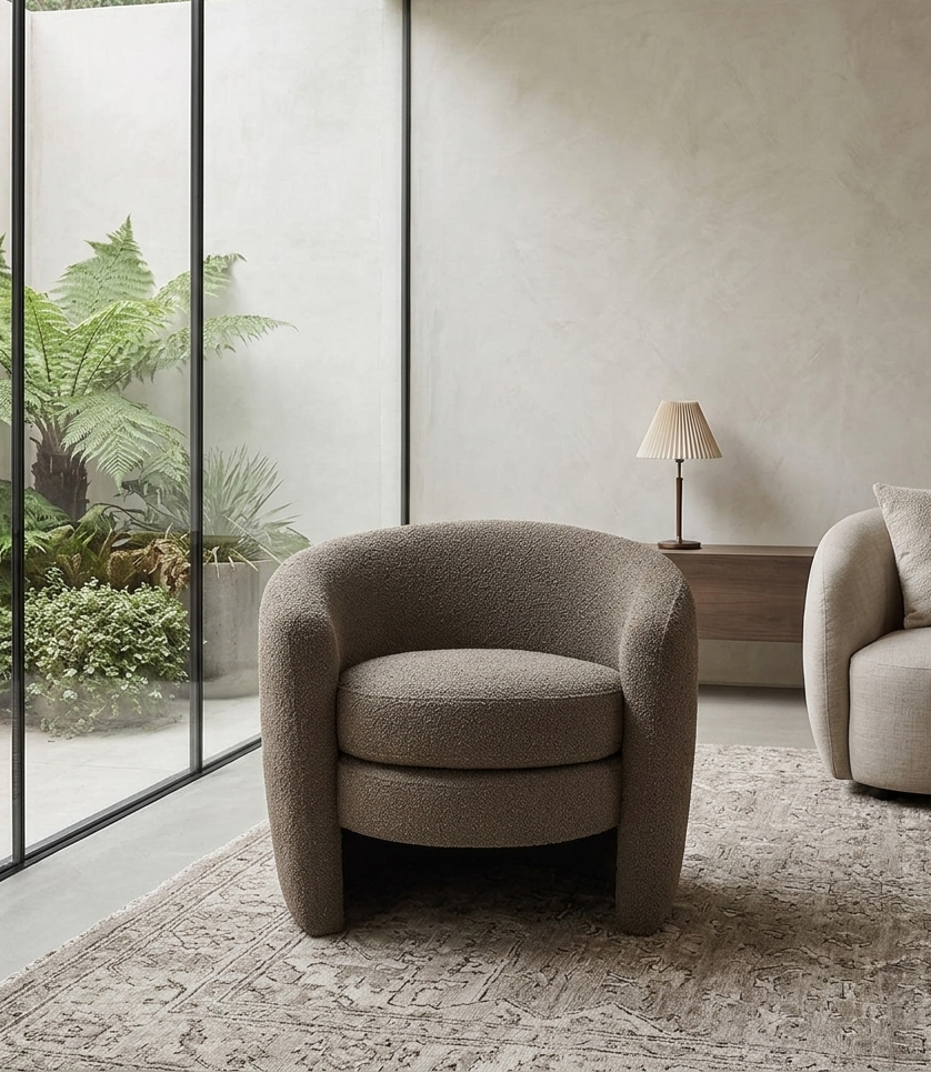 Eisley Accent Chair – Pebble