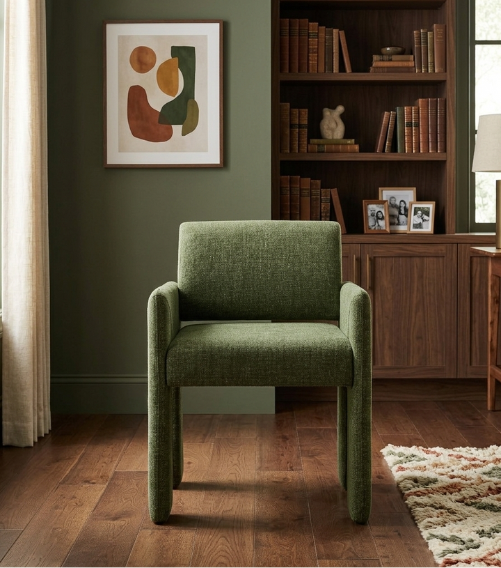 Flik Upholstered Dining Armchair - Foliage Denmark Home