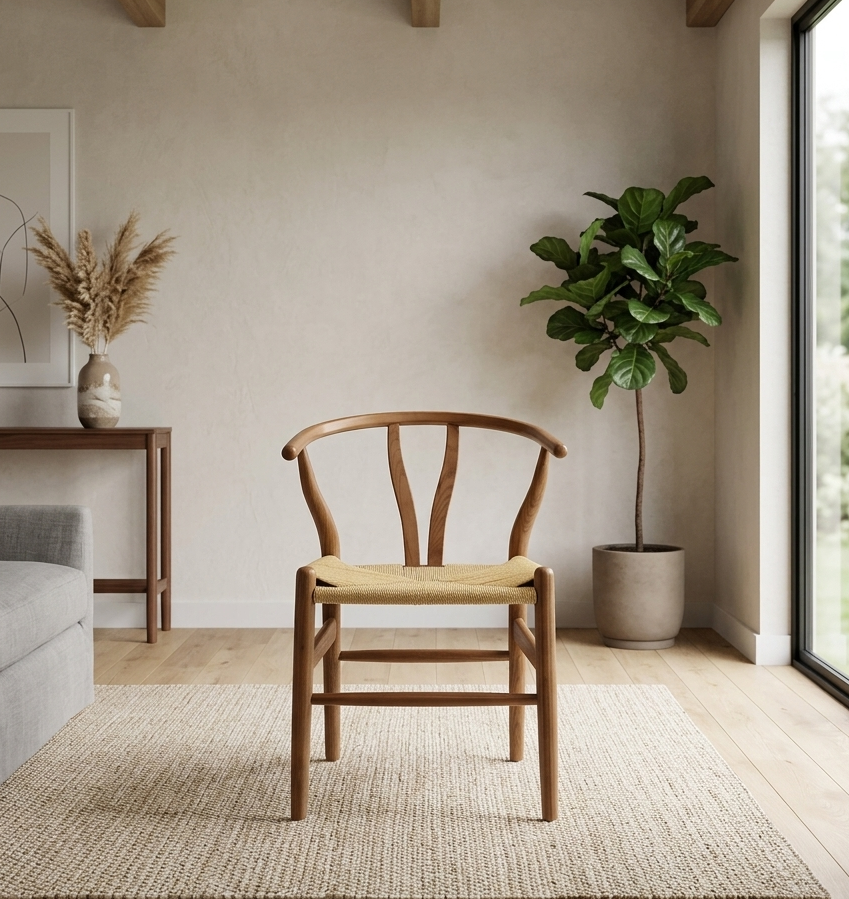 Kalvind Rope Dining Chair - Walnut Denmark Home