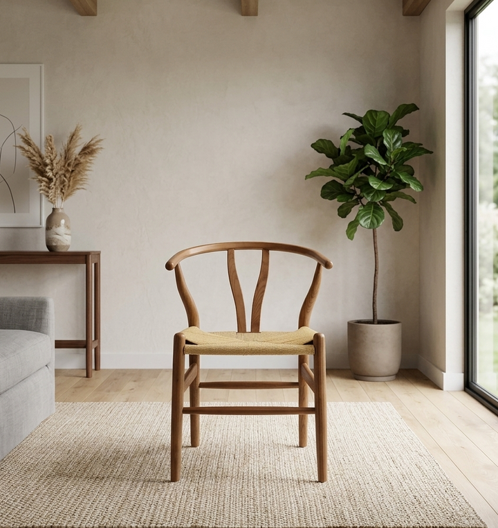 Kalvind Rope Dining Chair - Walnut Denmark Home