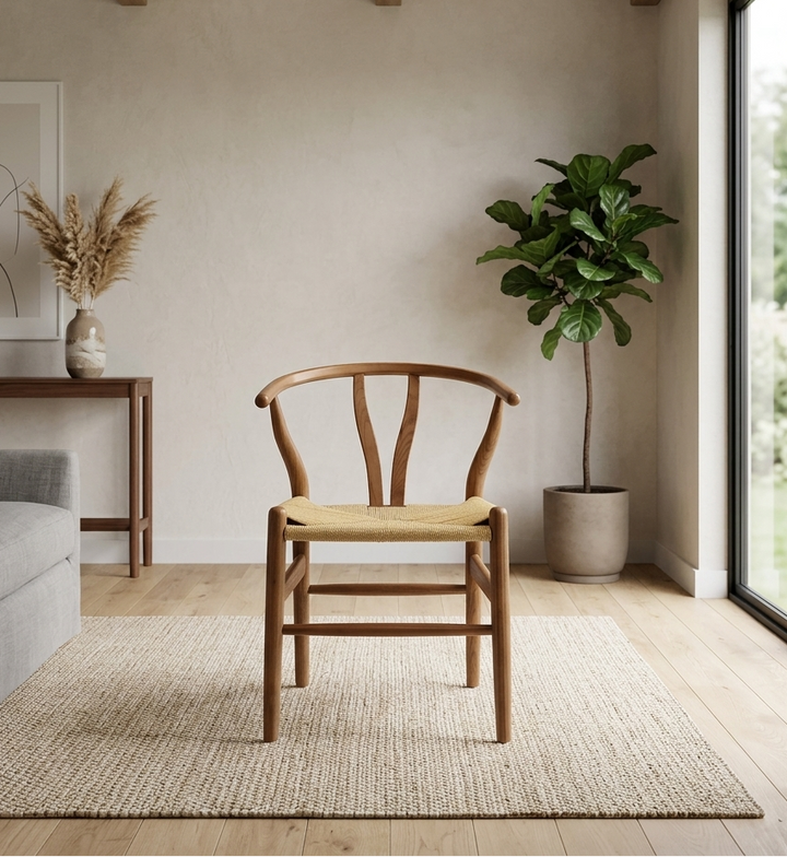 Kalvind Rope Dining Chair - Gray Denmark Home