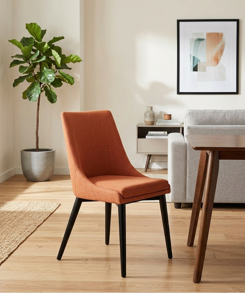Clasp Dining Side Chair - Orange Denmark Home