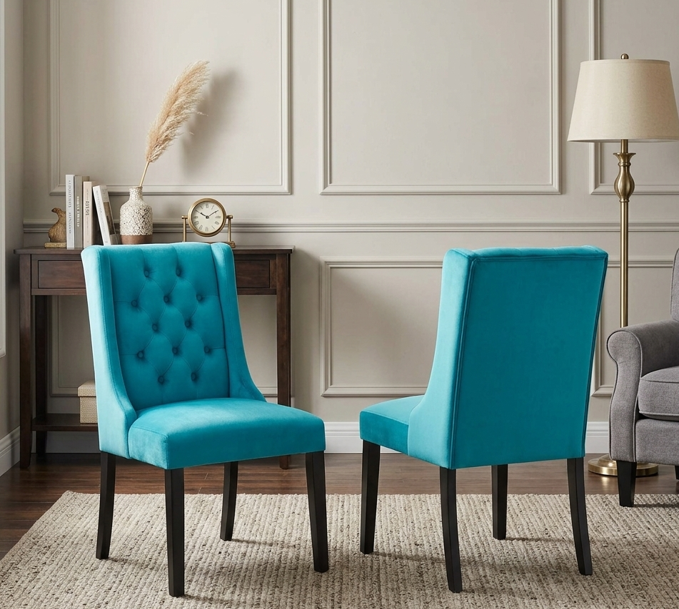 Véritan Dining Chair Set - Blue Denmark Home