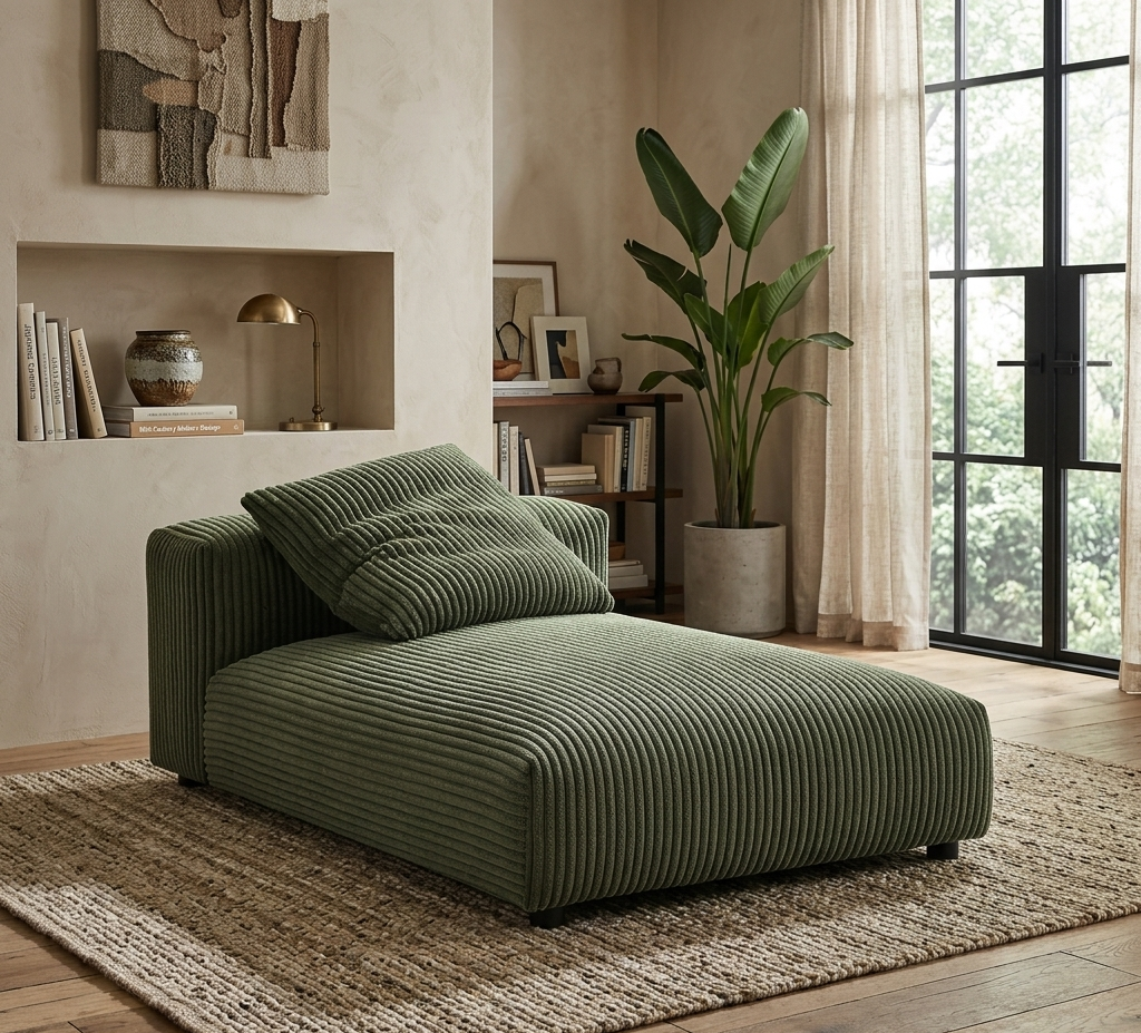 Lumi Modular Armless Chaise Lounge – Fern Denmark Home