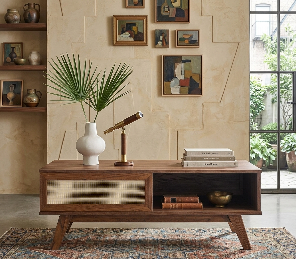 Elyra Coffee Table – Walnut