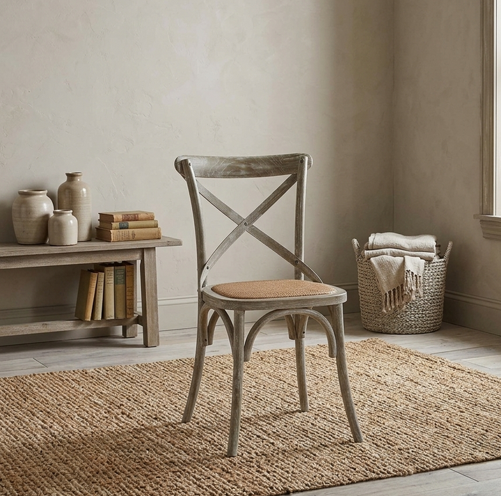 Bramwell Dining Chair - Gray Denmark Home