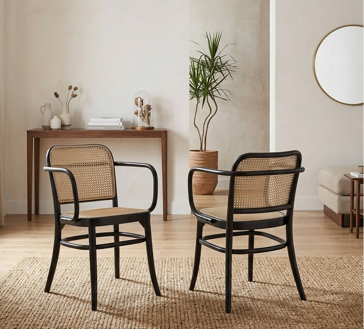Seabourne Dining Chair Set - Black Denmark Home