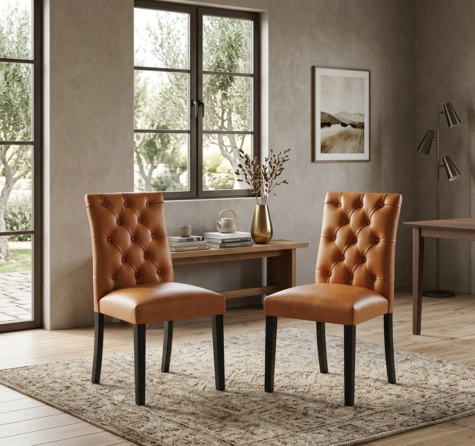 Nuovo Dining Chair - Tan Denmark Home