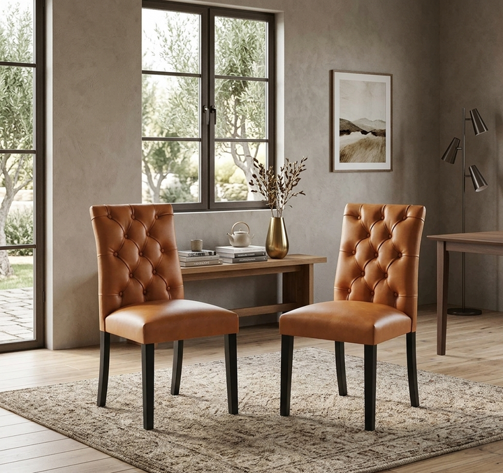Nuovo Dining Chair - Tan Denmark Home
