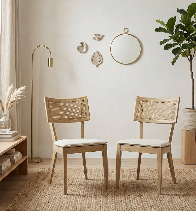 Fernholt Dining Chair Set - Gray Beige Denmark Home