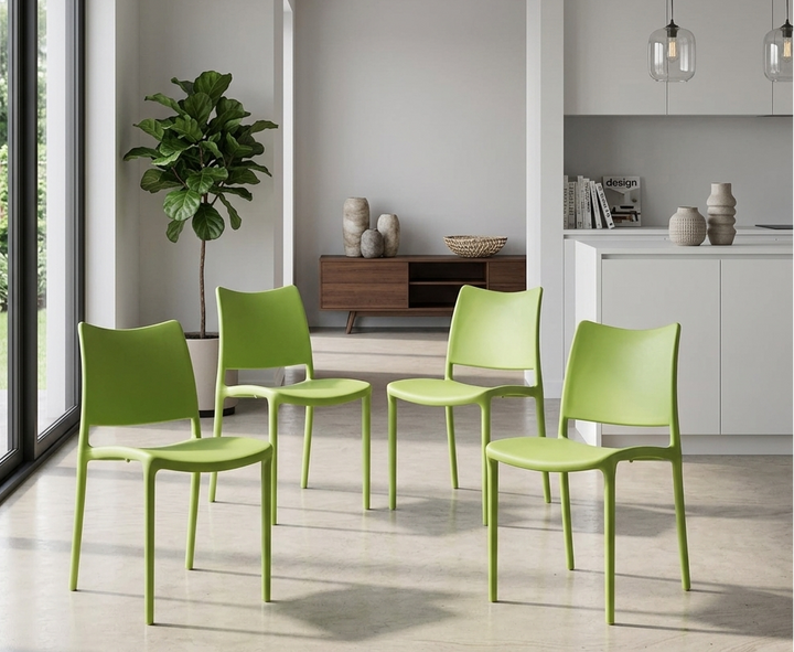 Novryn Dining Side Chair Set - Green Denmark Home