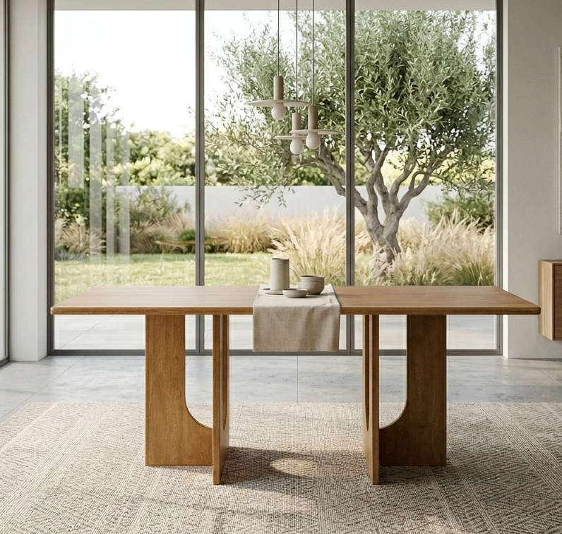 Cour Rectangle Dining Table 70" - Oak Denmark Home