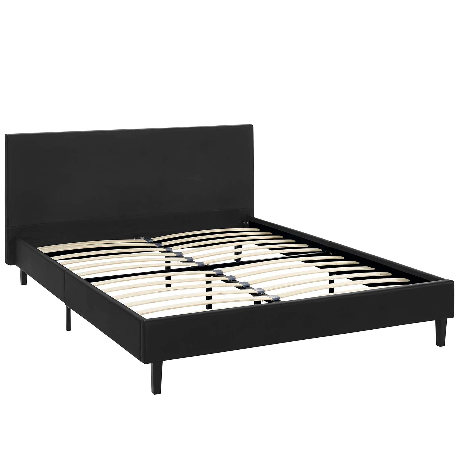 Sena Full Platform Bed - Black Denmark Home