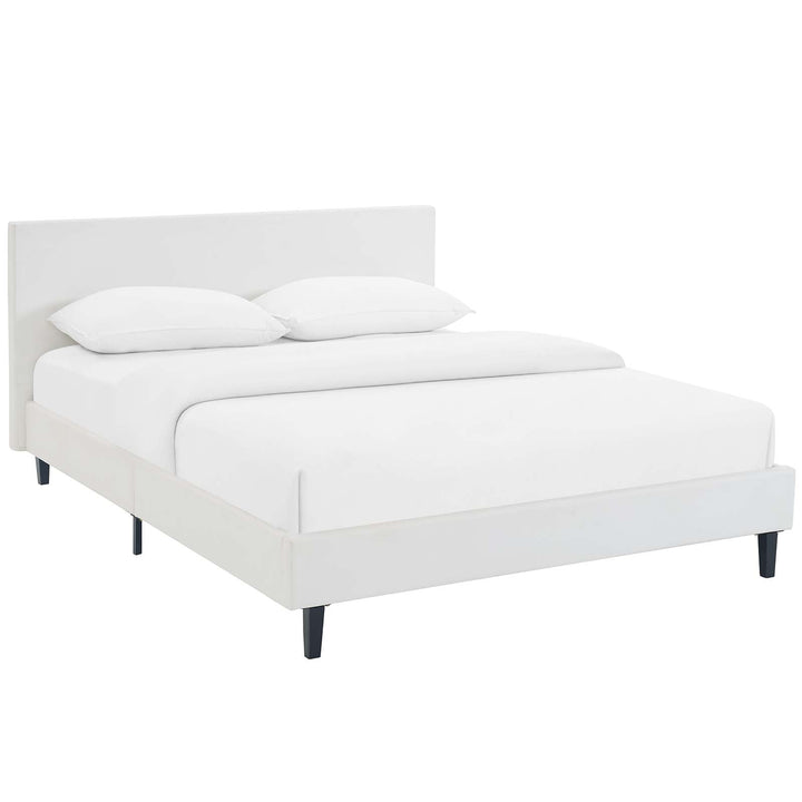 Sena Queen Platform Bed - Light Gray (Copy) Denmark Home