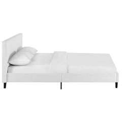 Sena Full Platform Bed - White Denmark Home