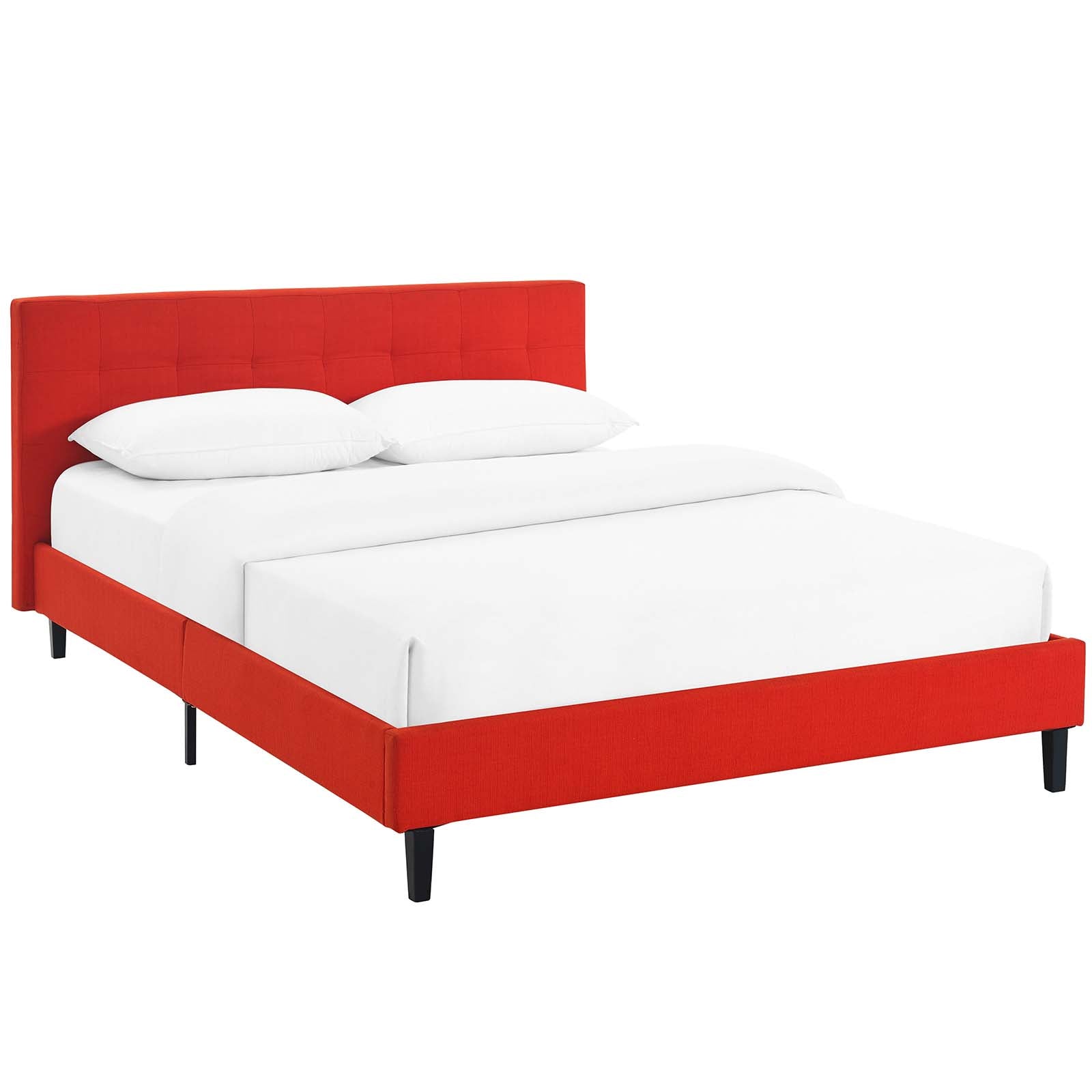 Elsbrook Upholstered Platform Bed - White (Copy) Denmark Home