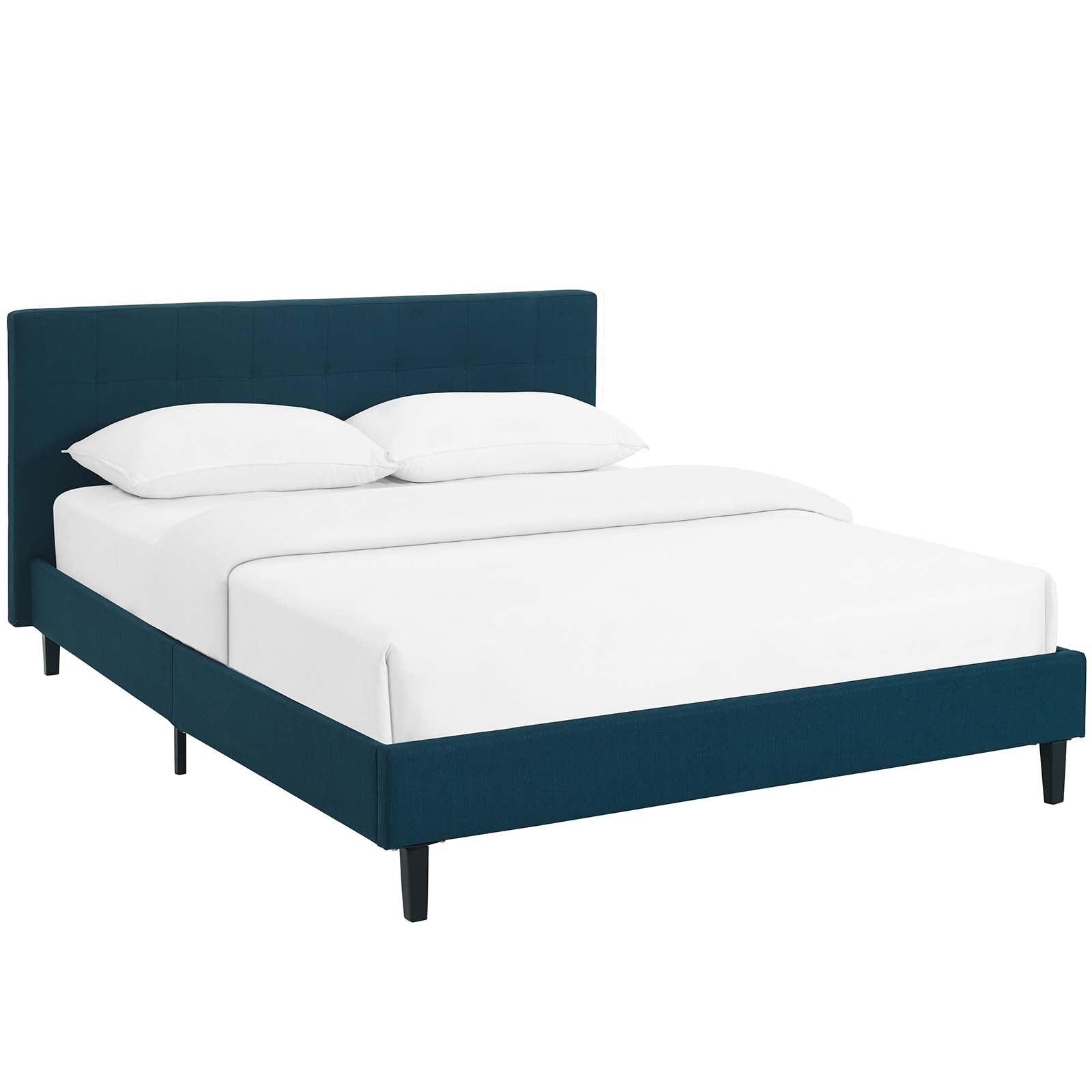 Elsbrook Upholstered Platform Bed - Azure Denmark Home