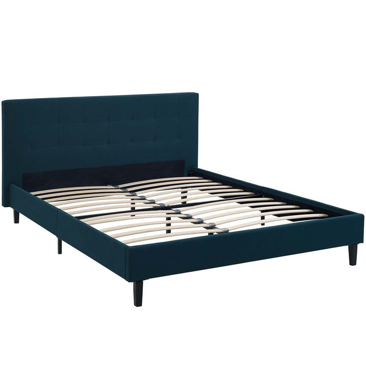 Elsbrook Upholstered Platform Bed - Azure Denmark Home