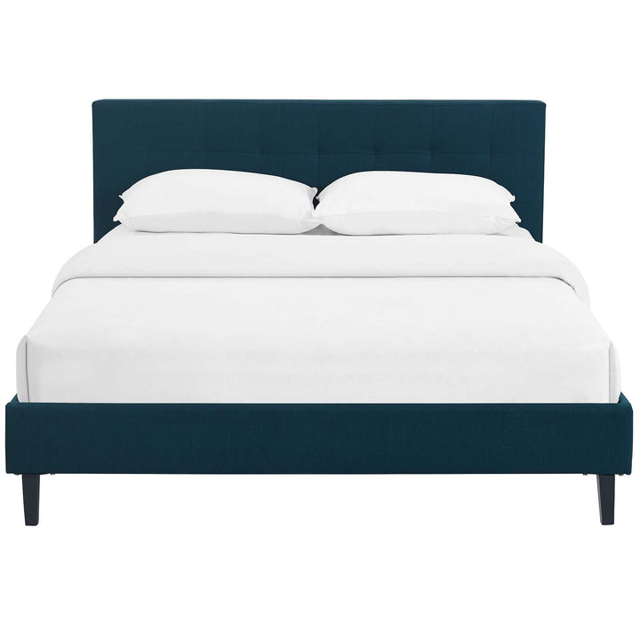 Elsbrook Upholstered Platform Bed - Azure Denmark Home