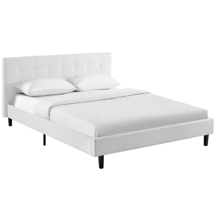Elsbrook Upholstered Platform Bed - Light Gray (Copy) Denmark Home
