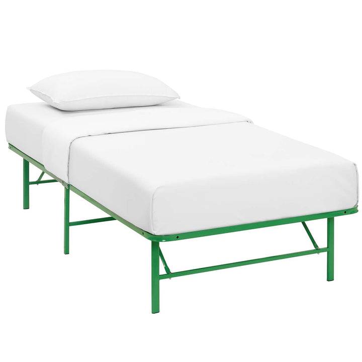 Maja Stainless Steel Twin Platform Bed Frame - Gray (Copy) Denmark Home