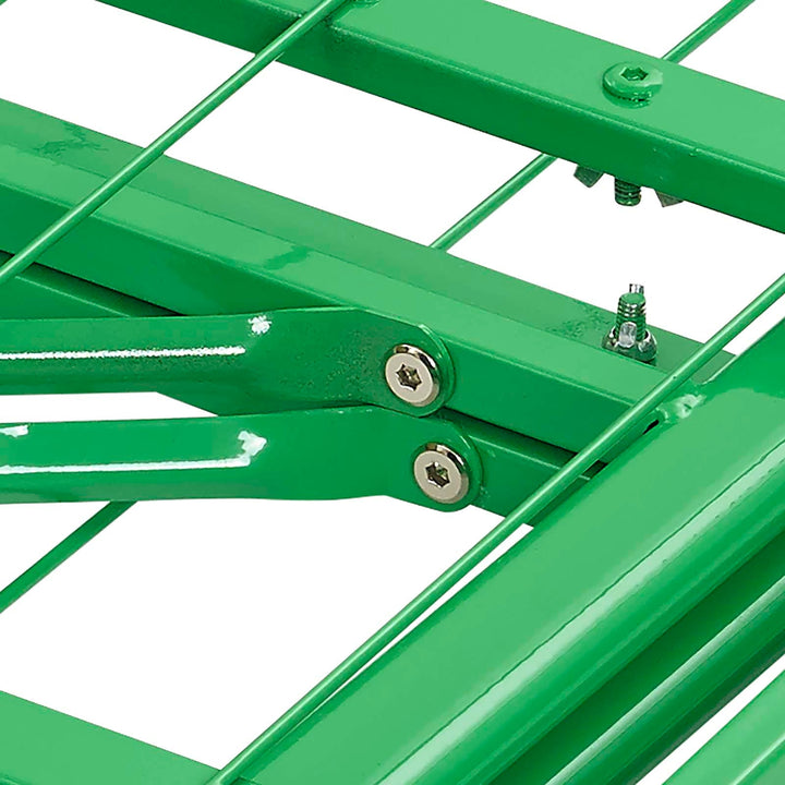 Maja Stainless Steel Twin Platform Bed Frame - Green Denmark Home