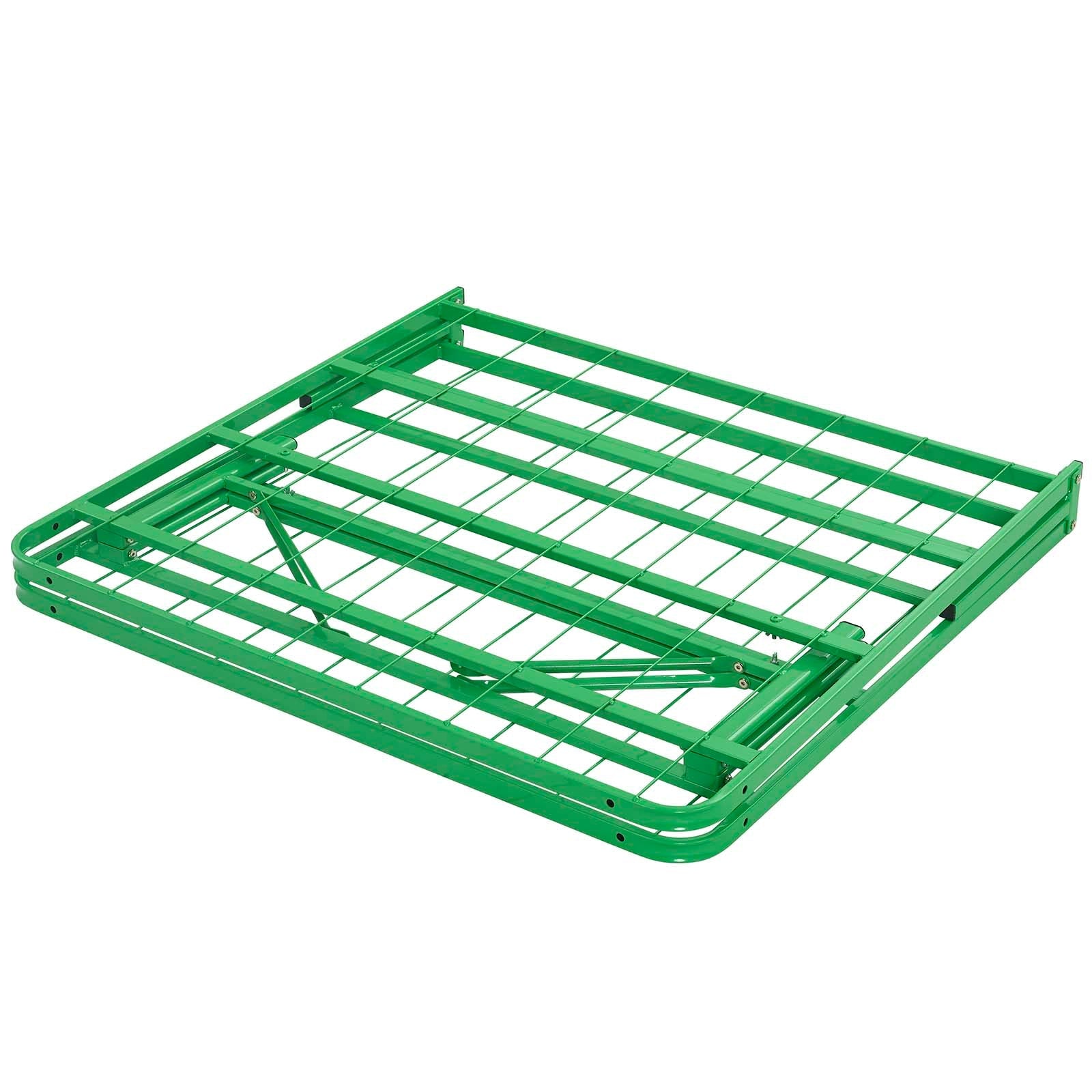 Maja Stainless Steel Twin Platform Bed Frame - Green Denmark Home