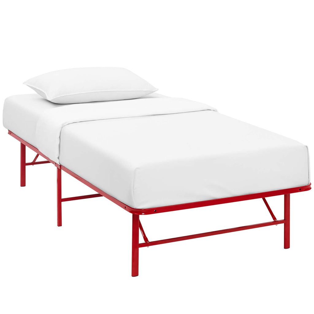 Maja Stainless Steel Twin Platform Bed Frame - Green (Copy) Denmark Home
