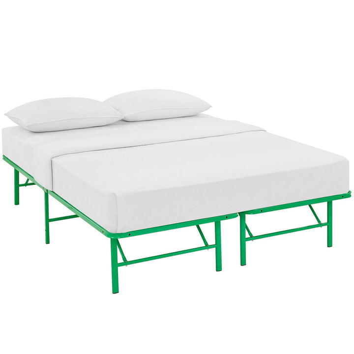 Maja Stainless Steel Twin Platform Bed Frame - Brown (Copy) Denmark Home