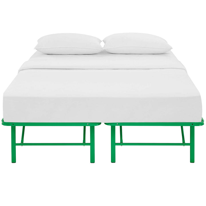 Maja Stainless Steel Full Platform Bed Frame - Green Denmark Home