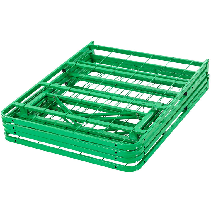 Maja Stainless Steel Full Platform Bed Frame - Green Denmark Home