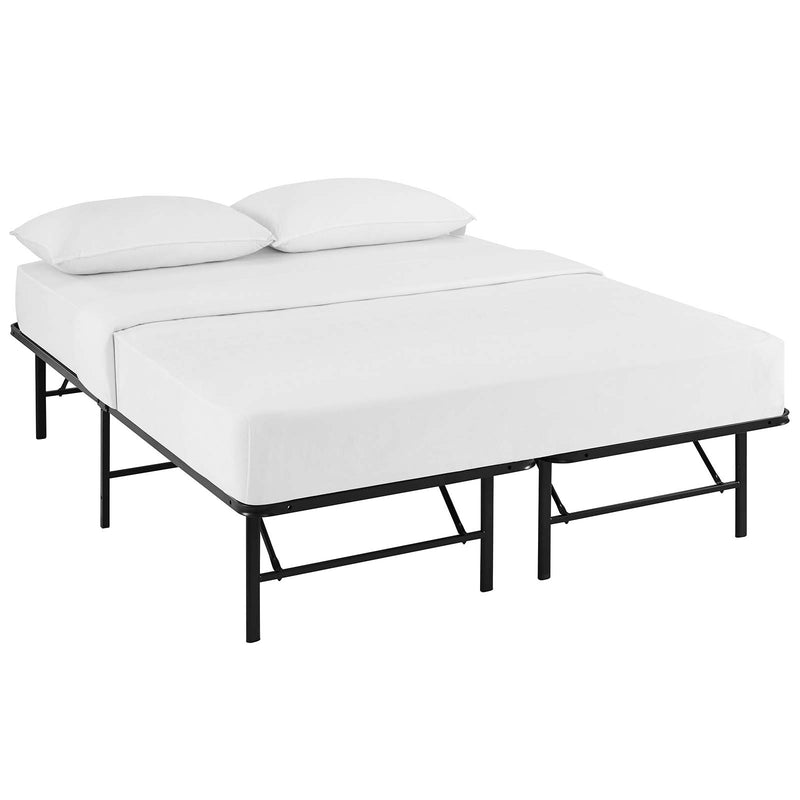 Maja Stainless Steel Queen Platform Bed Frame - Green (Copy) Denmark Home