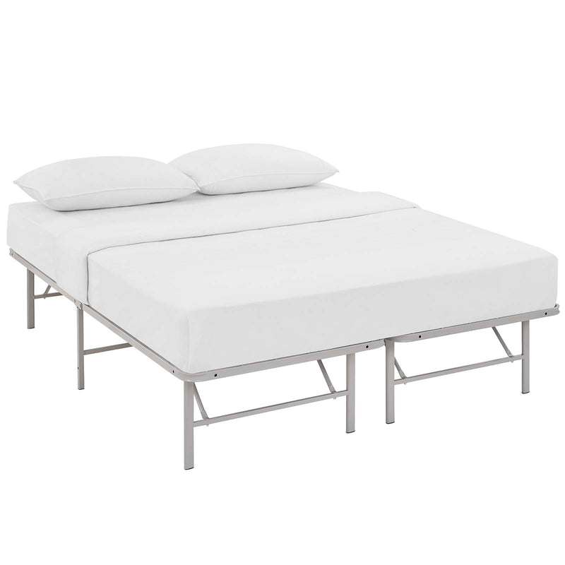 Maja Stainless Steel Full Platform Bed Frame - Green (Copy) Denmark Home