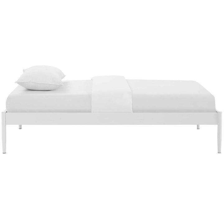 Eira Twin Platform Bed - White Denmark Home