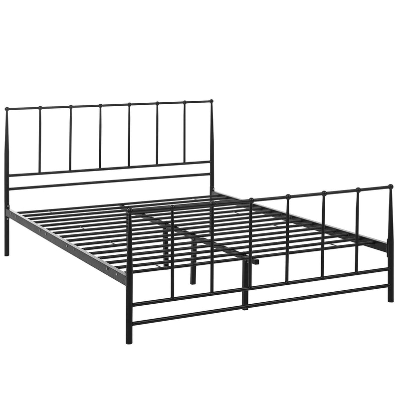 Kira Queen Platform Bed - Brown Denmark Home