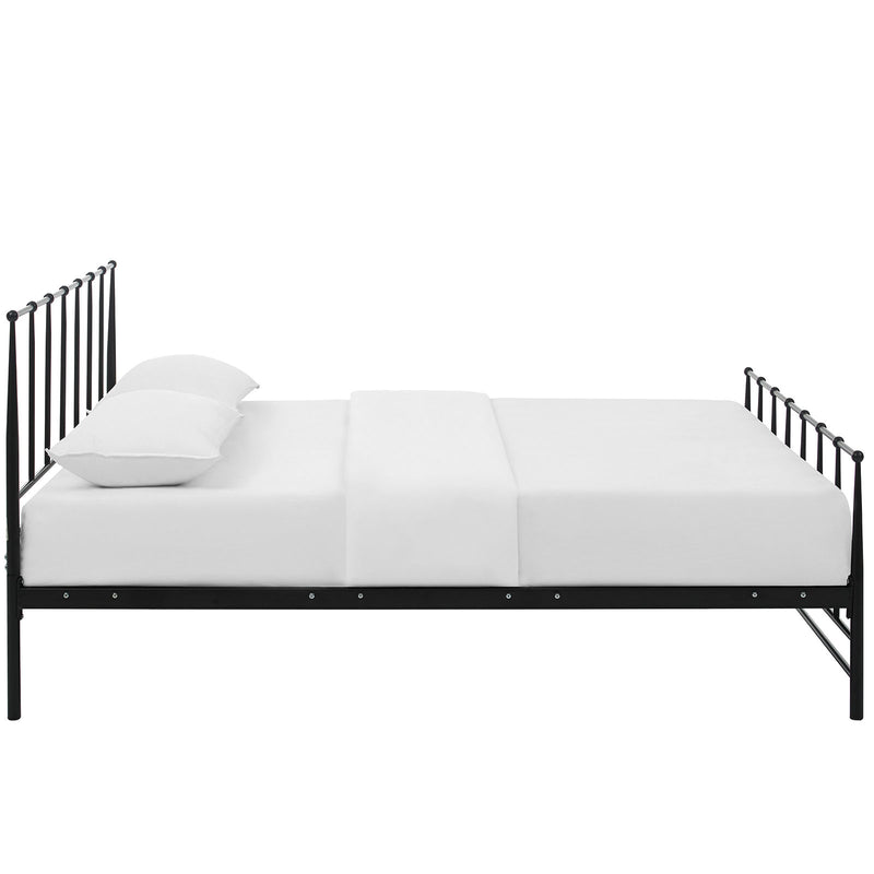 Kira Queen Platform Bed - Brown Denmark Home