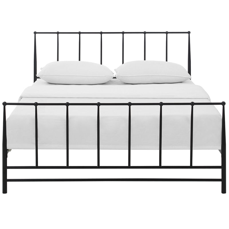 Kira Queen Platform Bed - Brown Denmark Home
