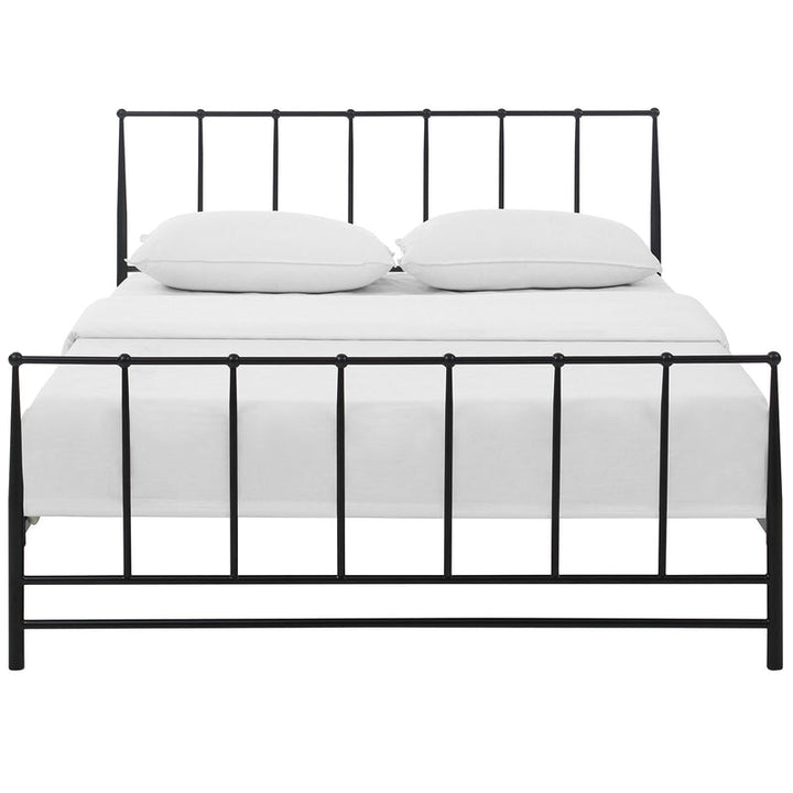 Kira Queen Platform Bed - Brown Denmark Home