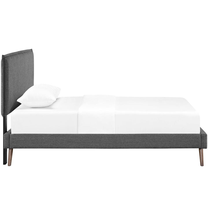 Visby Twin Platform Bed - Gray Denmark Home