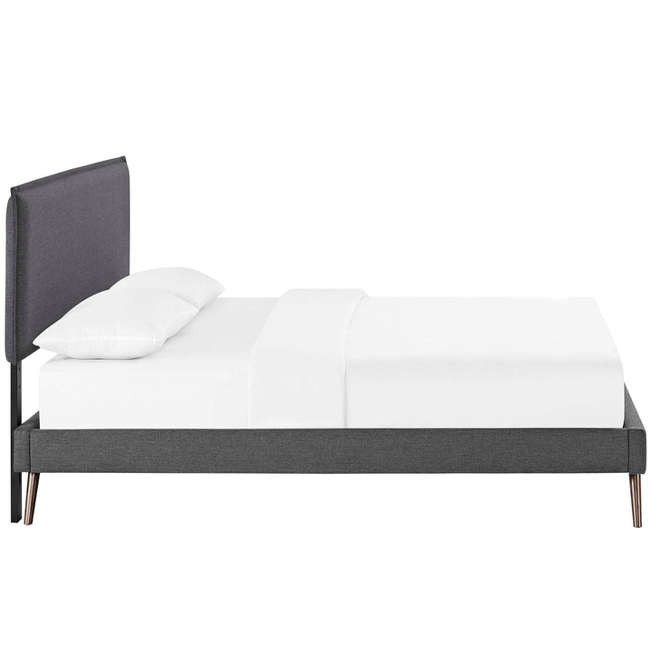 Brekker Queen Platform Bed – Gray Denmark Home