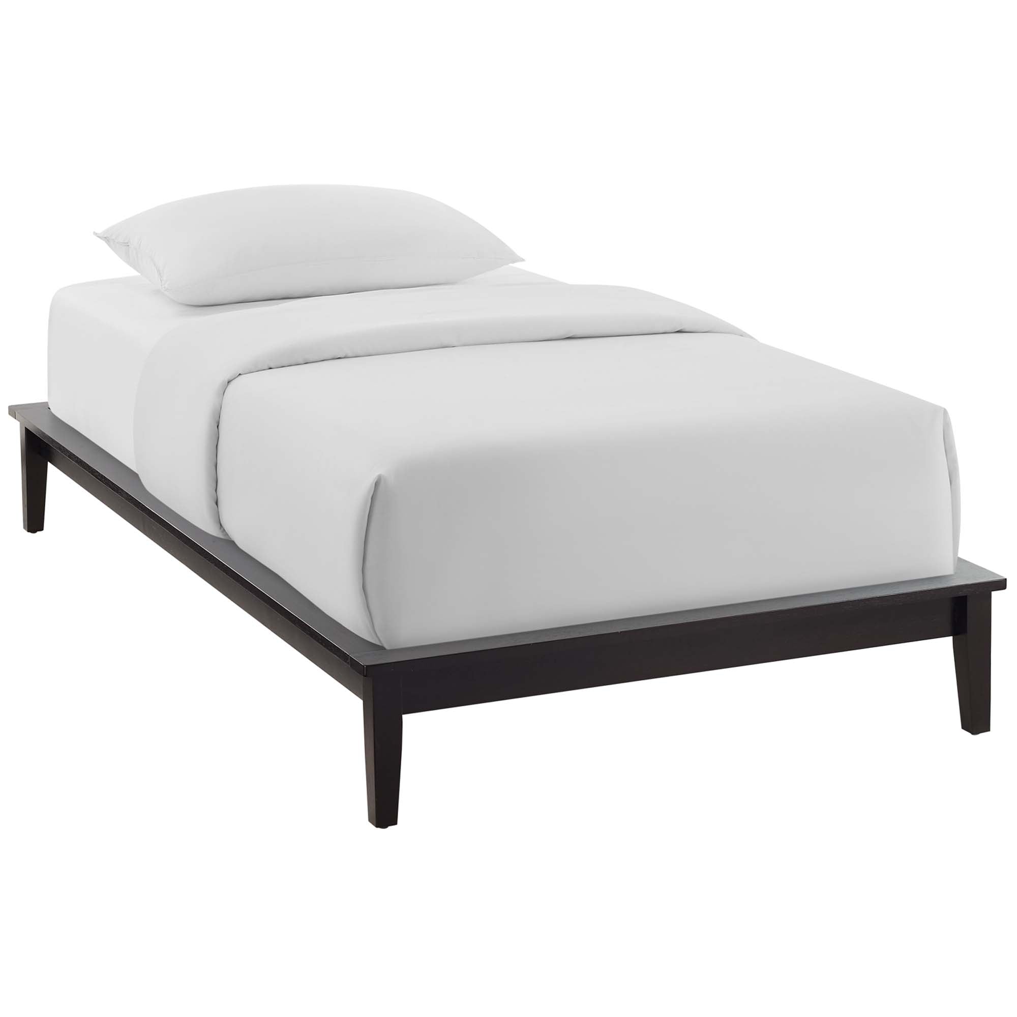 Timberlyn Solid Wood Twin Platform Bed - Cappuccino Denmark Home