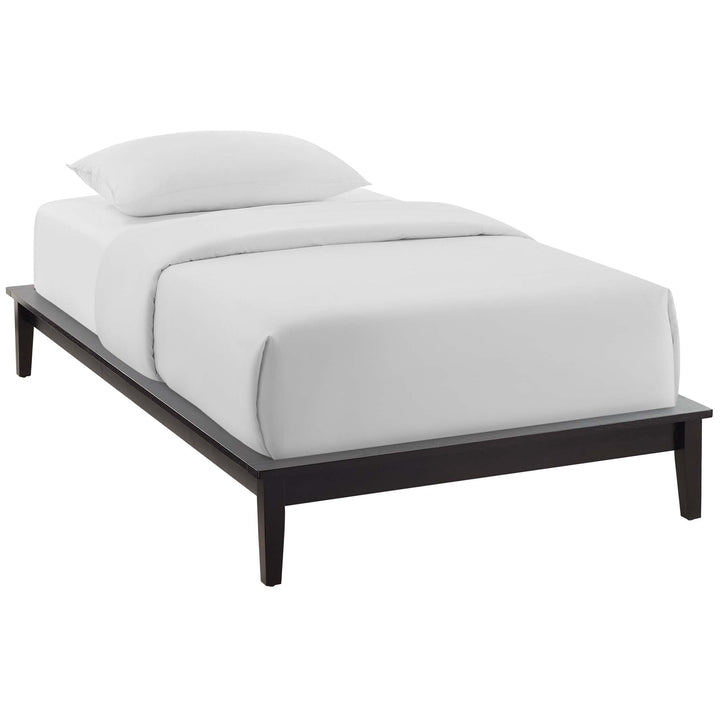 Timberlyn Solid Wood Twin Platform Bed - Cappuccino Denmark Home