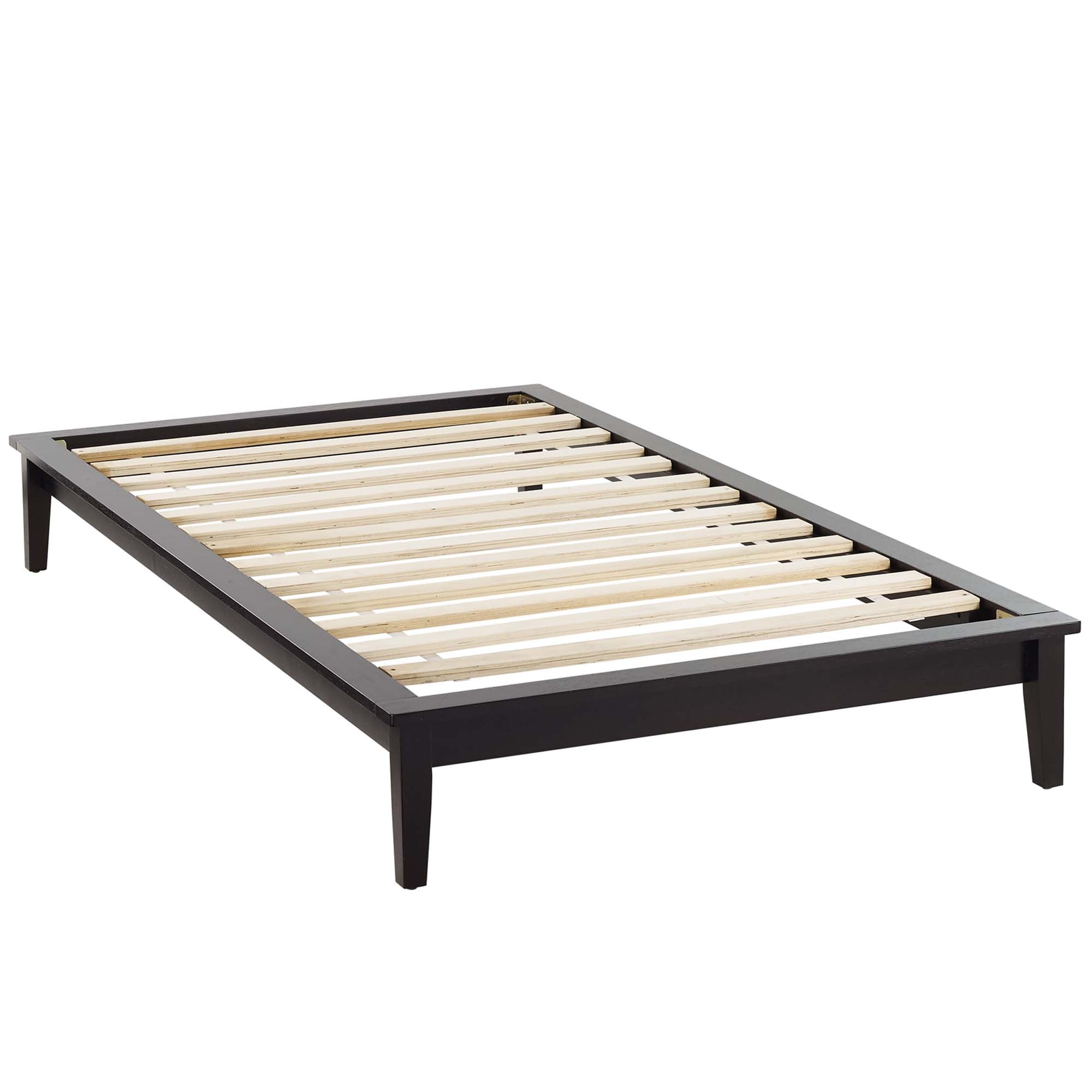 Timberlyn Solid Wood Twin Platform Bed - Cappuccino Denmark Home