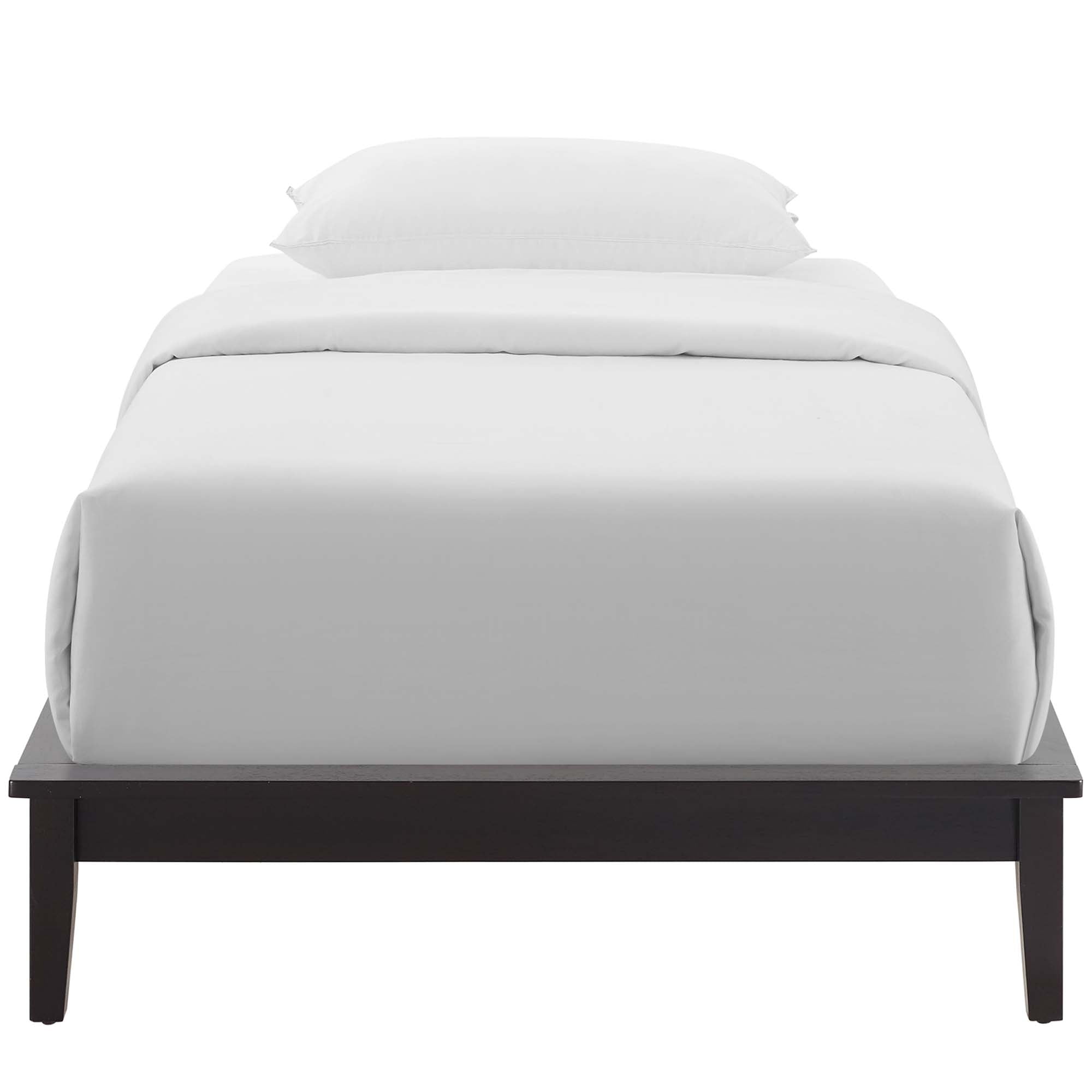 Timberlyn Solid Wood Twin Platform Bed - Cappuccino Denmark Home